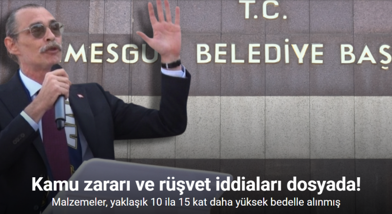 Etimesgut Belediyesi soruşturmasında kamu zararı ve rüşvet iddiaları dosyada