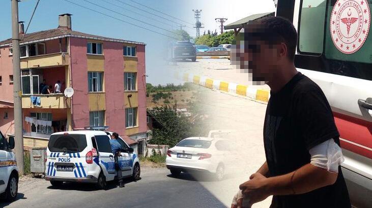Evde hırsızla karşılaştı, kovalamak isterken 4 yerinden bıçaklandı