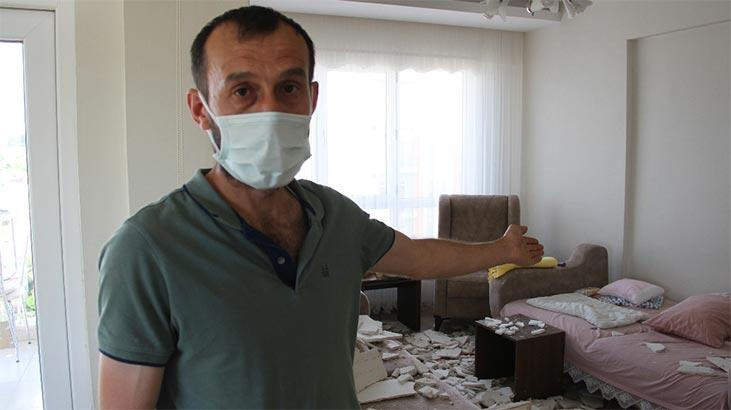 Evde oturuyorlardı ne olduğunu anlamadılar! Büyük şok