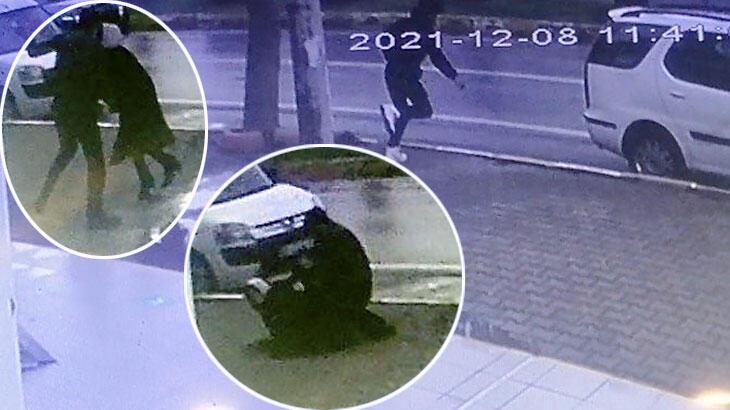 Evi terk eden karısını 230 kilometre takip edip sokak ortasında bıçakladı