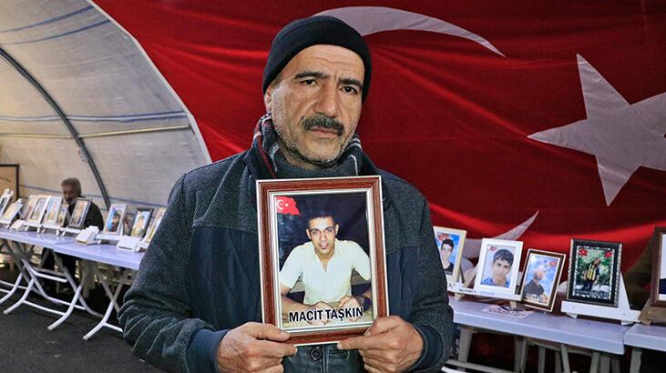 Evlat nöbetindeki babadan oğluna: Çık gel, devletin adaletine sığın