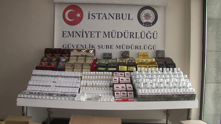 Eyüpsultan'da sahte cinsel içerikli hap operasyonu kamerada