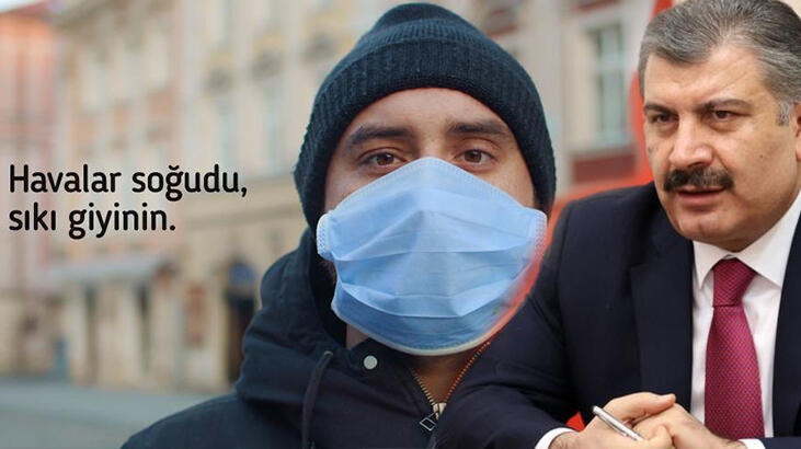 Fahrettin Koca'dan maske uyarısı! Burun yoluyla bulaştığı netlik kazandı