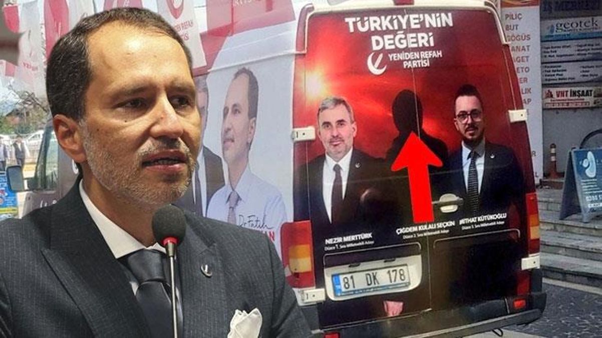 Fatih Erbakan'dan seçim aracında milletvekili adayının yerine kadın silüeti kullanılmasına ilişkin açıklama: Kendi isteği üzerine yapıldı