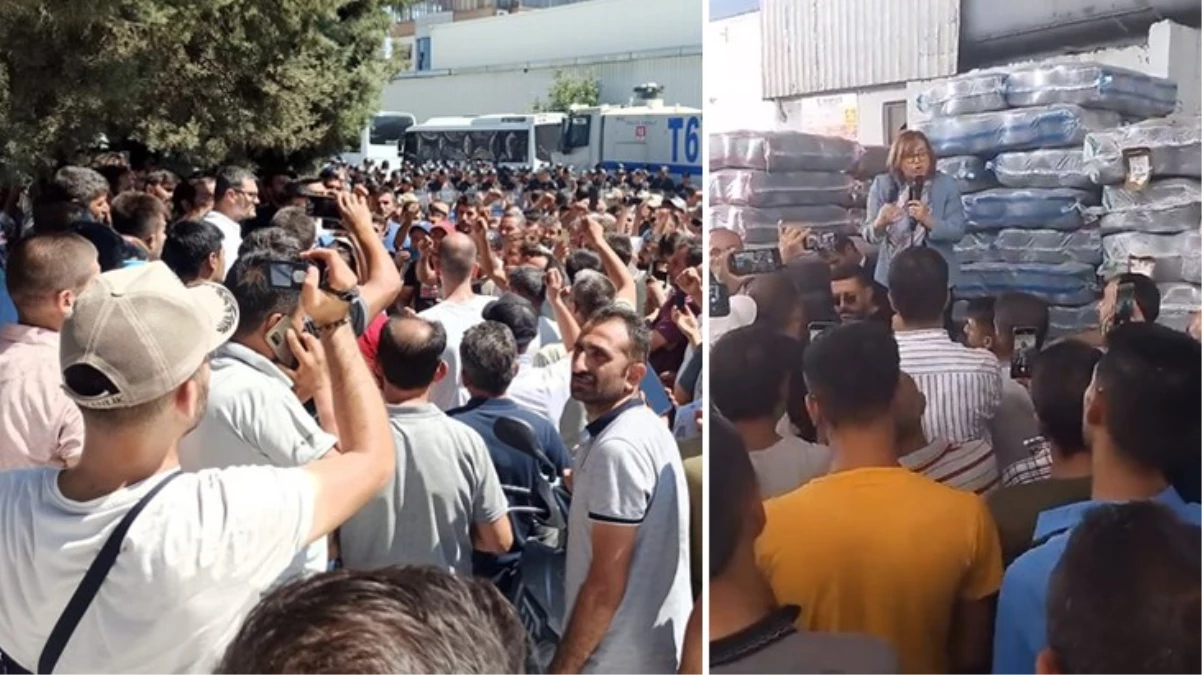 Fatma Şahin patronu överek işçileri vazgeçirmeye çalışmıştı! Gaziantep'te greve çıkan tekstil işçileri istediğini aldı