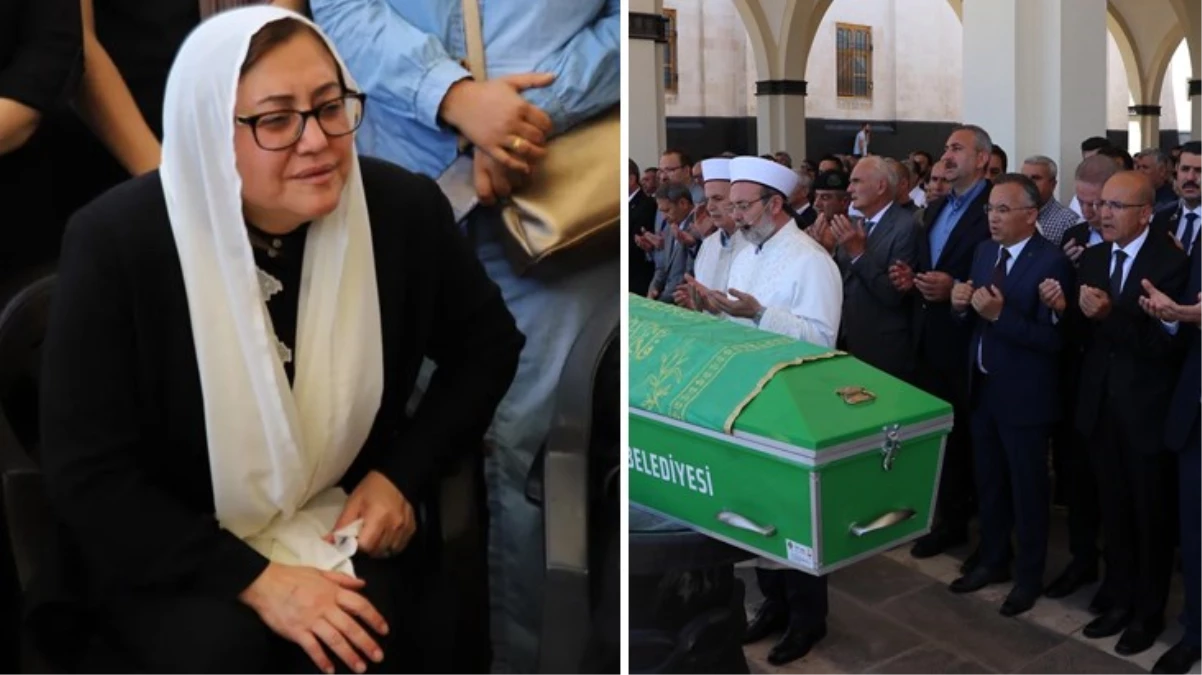 Fatma Şahin'in babası Mustafa Kıymık son yolculuğuna uğurlandı
