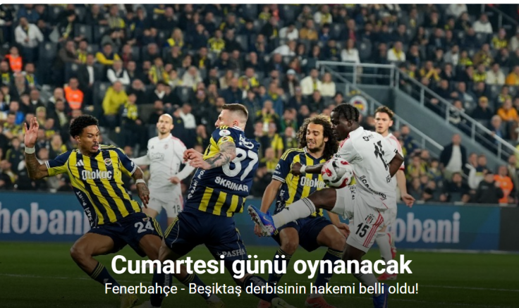 Fenerbahçe - Beşiktaş derbisini Halil Umut Meler yönetecek