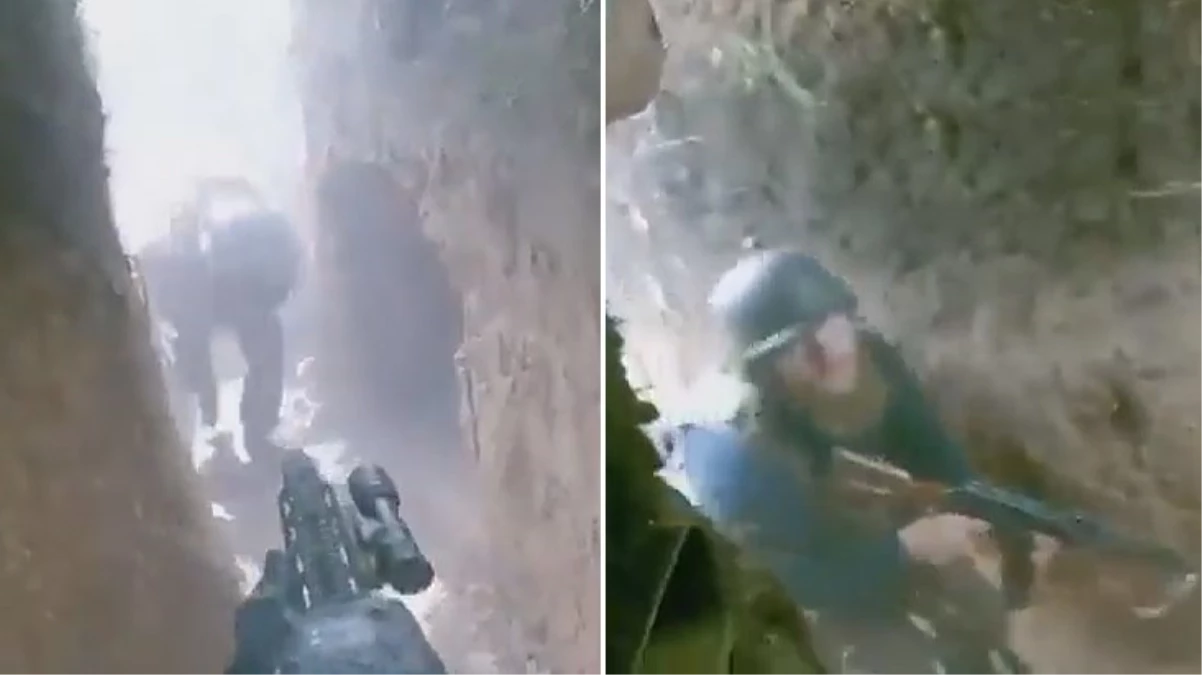 Film sahnesi gibi! Sipere giren Ukraynalı asker, önüne çıkan herkesi vurarak öldürdü