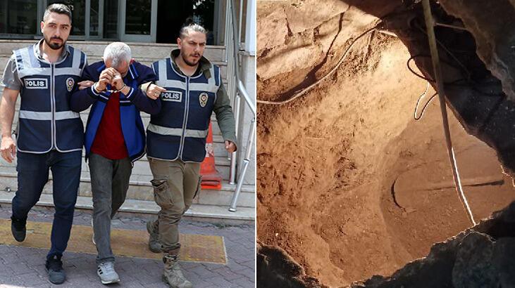 Firari hükümlü, kazdığı tünelde yakalandı