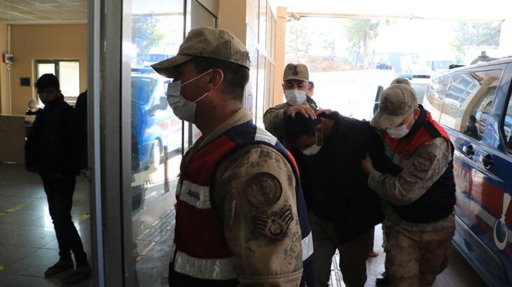 Firari şüpheli ile jandarmadan kaçırmaya çalışan 5 kişiye gözaltı