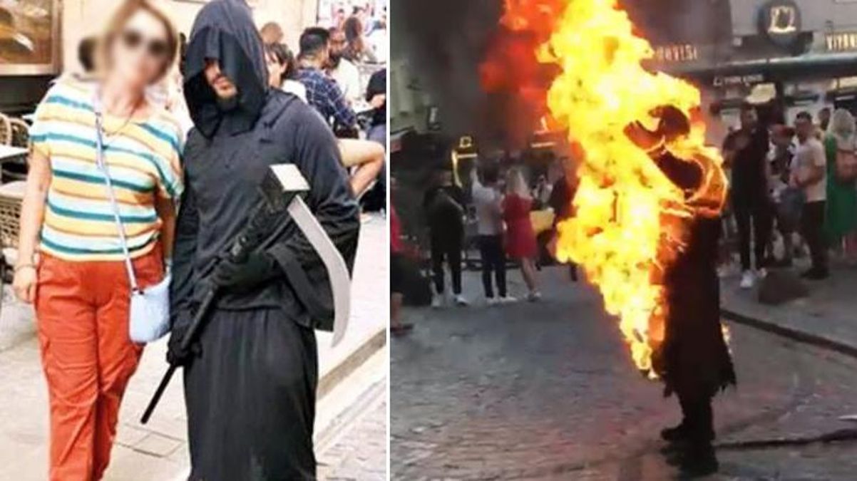 Galata'da kendisini yakan gencin olaydan önce ailesini aradığı ortaya çıktı - Haberler