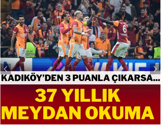 Galatasaray'da tek hedef 3 puan! 37 yıllık meydan okuma