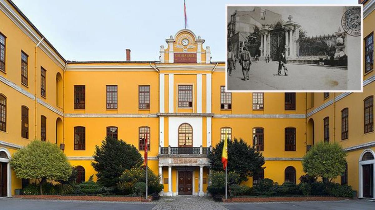Galatasaray Lisesi'nde hırsızlık şoku! 150 yıldır aynı yerde duran tarihi yılan heykeli çalındı