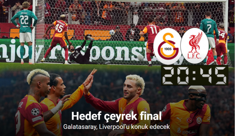 Galatasaray, Liverpool’u konuk edecek