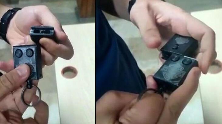 Garaj anahtarı şeklinde suikast silahı çıktı