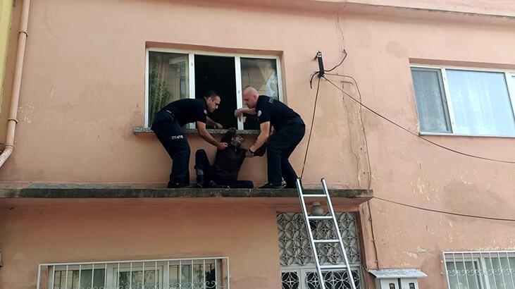 Gaz kaçağından korktu! Dehşet dolu dakikalar
