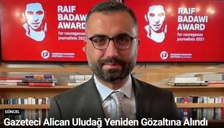 Gazeteci Alican Uludağ Yeniden Gözaltına Alındı