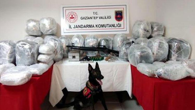 Gaziantep'te 131 kilo esrara 5 gözaltı