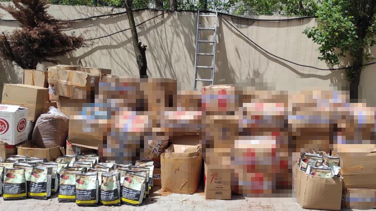 Gaziosmanpaşa'da operasyon! 2 tona yakın kaçak tütün ele geçirildi