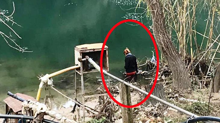 Genç kız Düden Çayı'nda balçığa saplandı