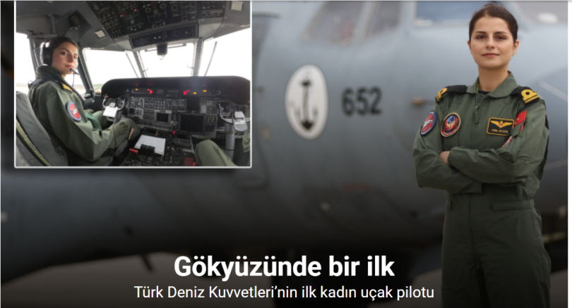 Gökyüzünde bir ilk: Türk Deniz Kuvvetleri’nin ilk kadın uçak pilotu