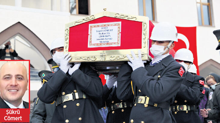 Görev şehidi SAT subayı uğurlandı