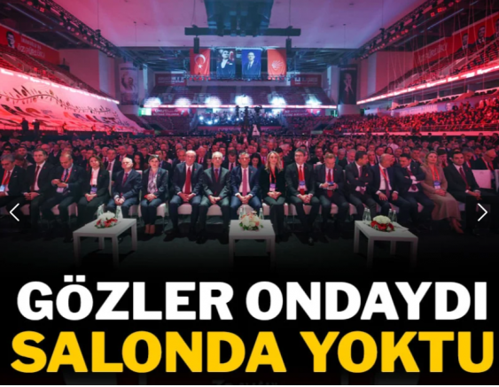 Gözler ondaydı, Kılıçdaroğlu salonda yoktu