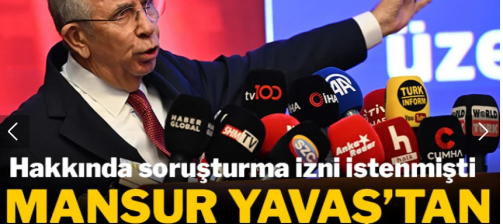 Gözler saat 12.00'ye çevrilmişti: Mansur Yavaş'tan ifade çıkışı!