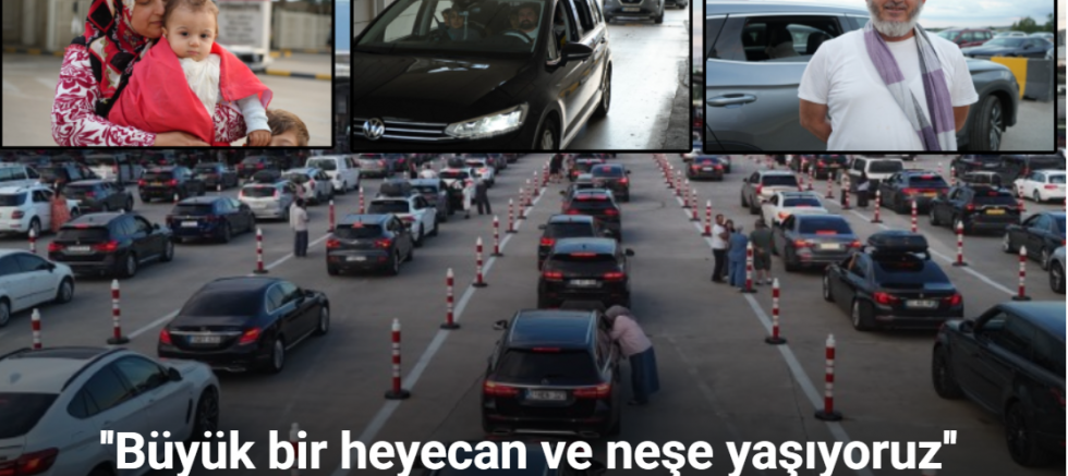 Gurbetçiler sıcak havaya rağmen Kapıkule’den ana vatana akın ediyor