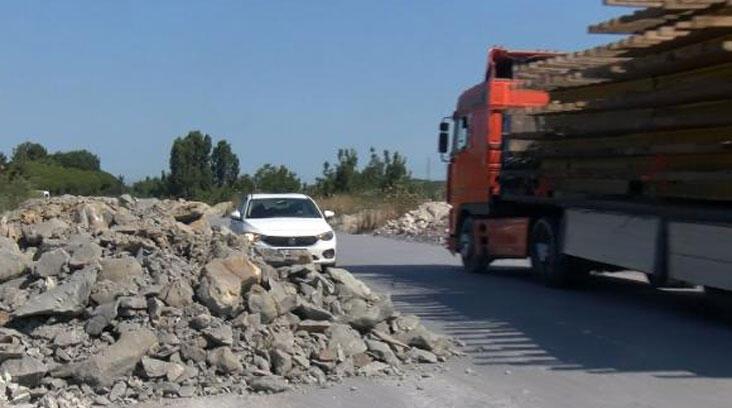 Hadımköy'de yollar kaçak hafriyattan geçilmez oldu