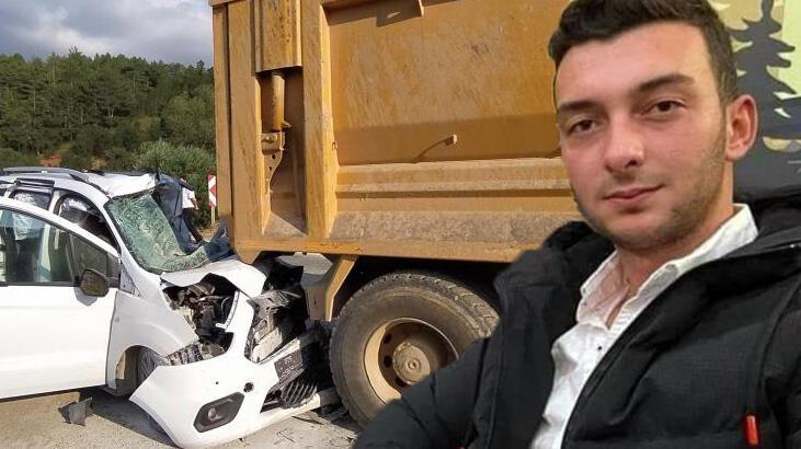 Hafriyat kamyonu dehşet saçtı! Genç sürücü hayatını kaybetti