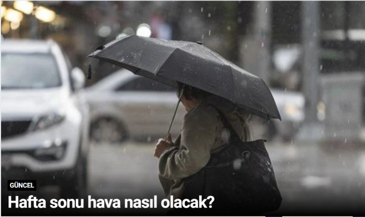 Hafta sonu hava nasıl olacak?