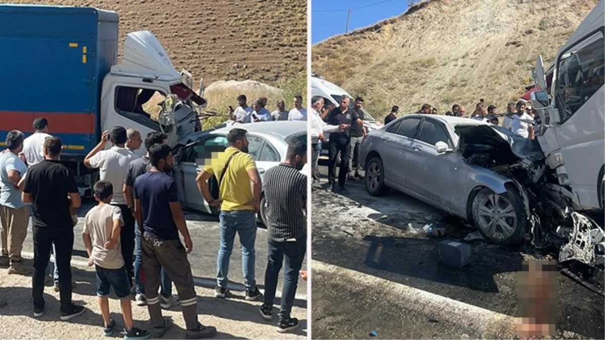 Hakkari'de otomobille kamyonet kafa kafaya çarpıştı: 2 ölü, 2 yaralı
