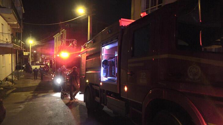 Hasta vatandaşı yangından gece bekçileri kurtardı