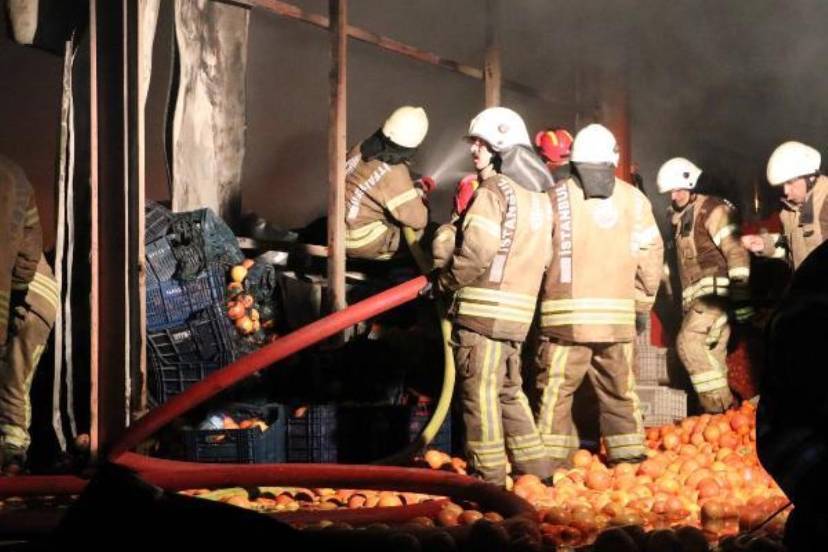 Hatay'da plastik fabrikasında yangın (3)