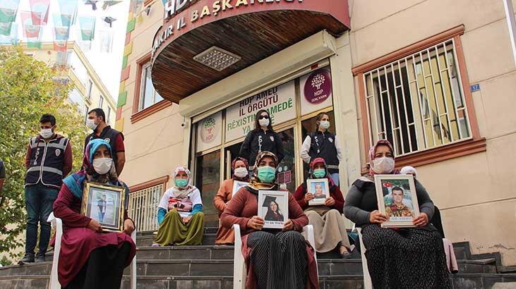 HDP önündeki eylemde 419'uncu gün