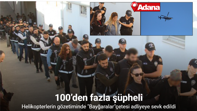 Helikopterlerin gözetiminde