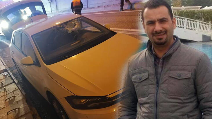 Heyelanda otomobilinin üzerine kaya düşen ilaç mümessili, öldü!