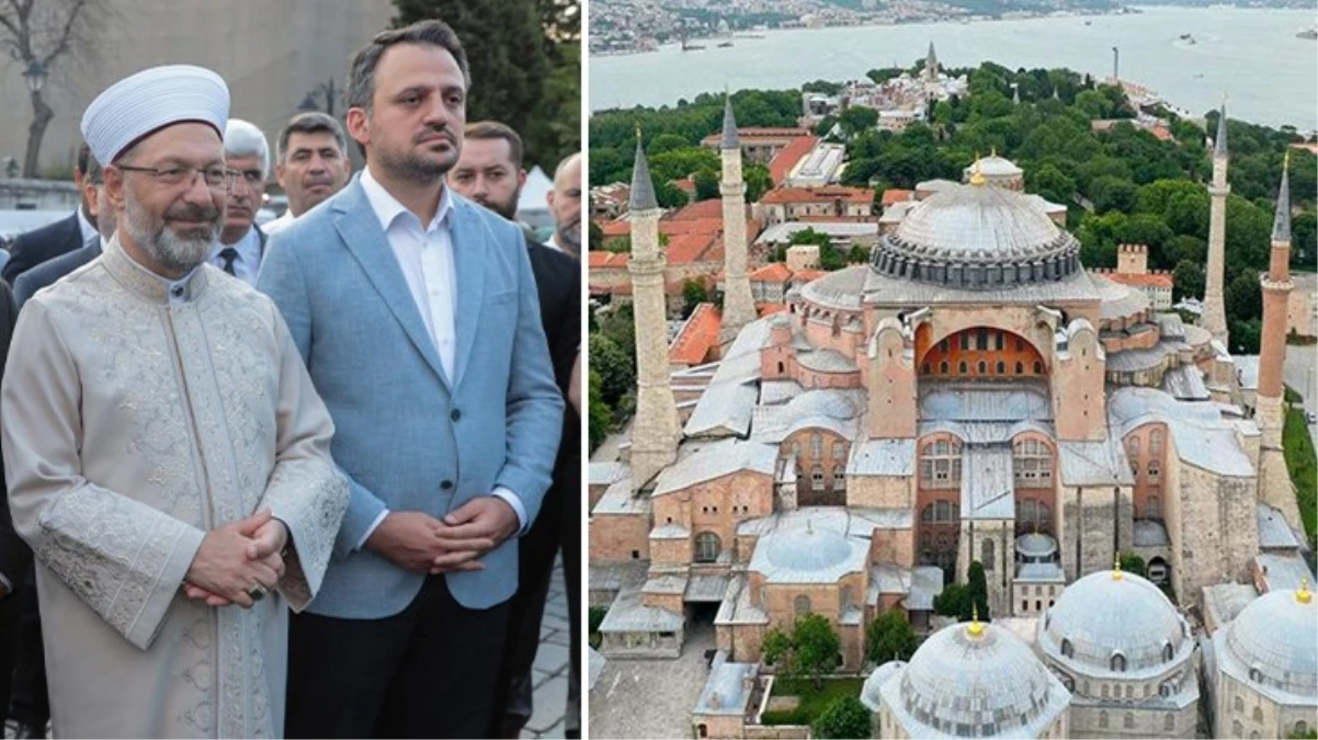 İbadete açılmasının 3. yıl dönümünde vatandaşlar Ayasofya'ya akın etti! Erbaş'ın da bir çağrısı var