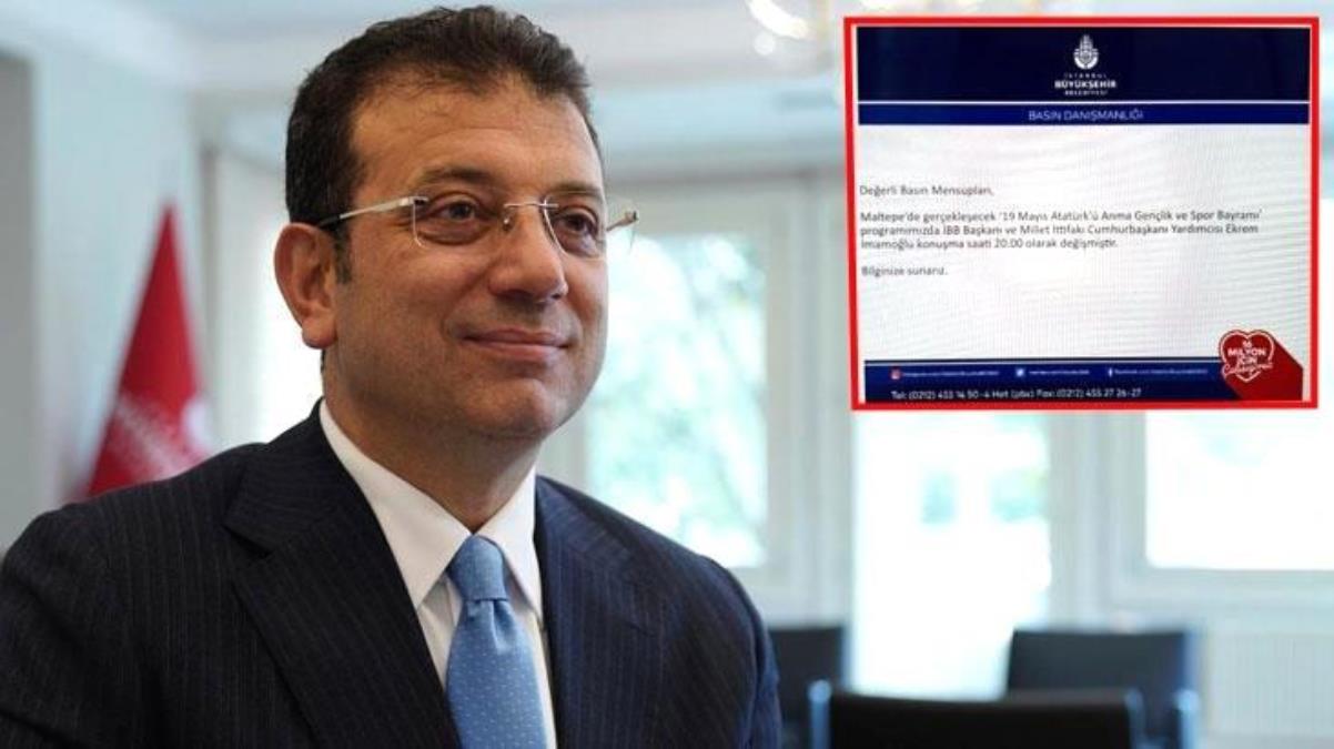 İBB Başkanı İmamoğlu, miting davetiyesinde kendisi için 