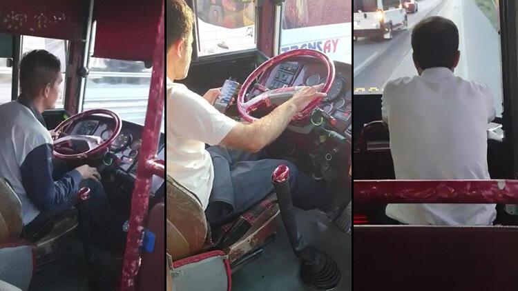 İETT şoförü direksiyonu yolcuya teslim etti iddiası