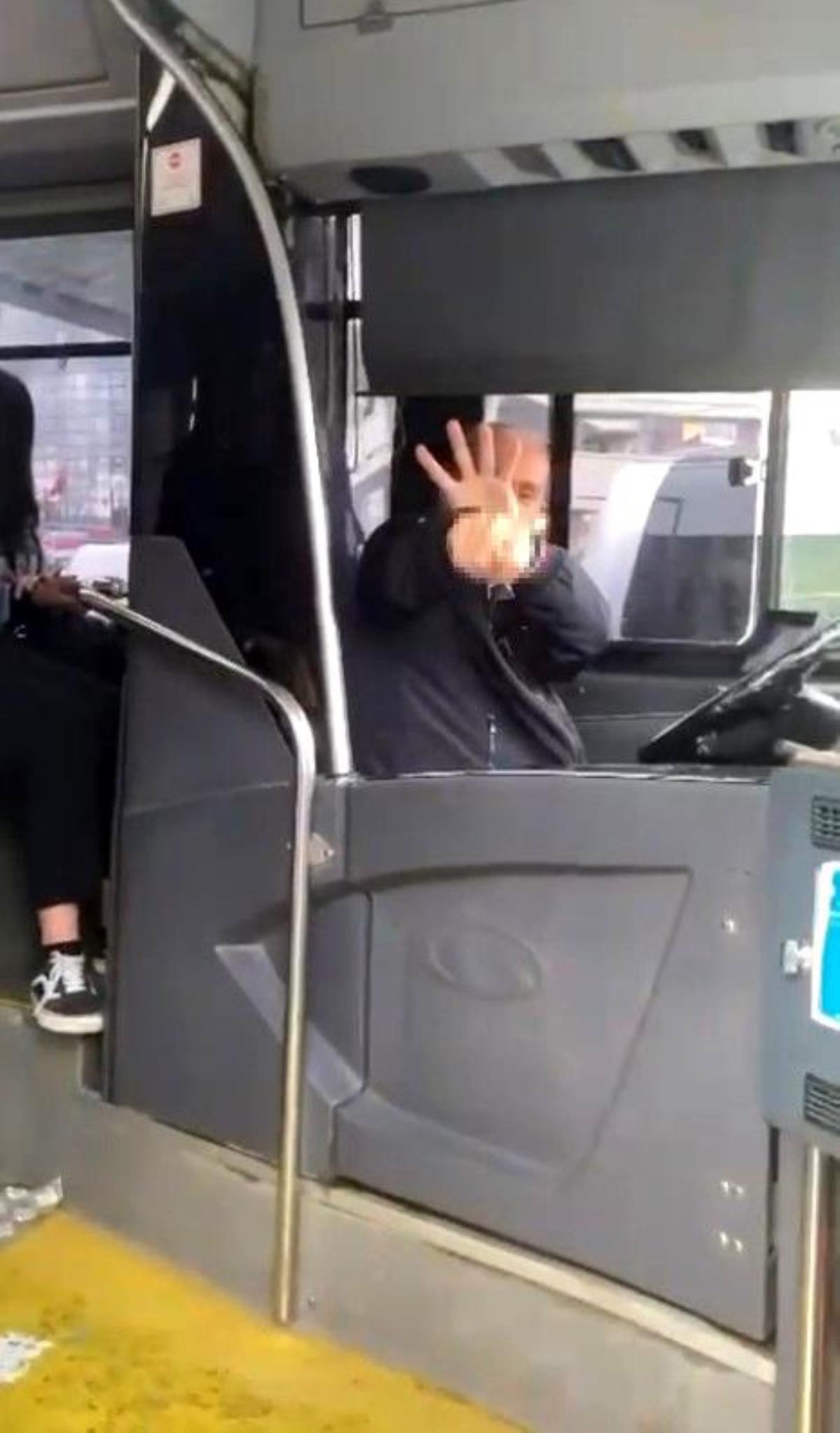 İETT'de pes dedirten anlar! Şoför yol soran kadına el hareketi yaptı