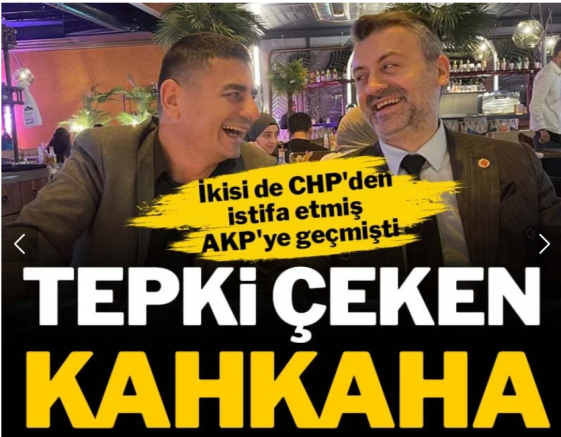 İkisi de CHP'den istifa etmiş AKP'ye geçmişti: Tepki çeken kahkaha pozu