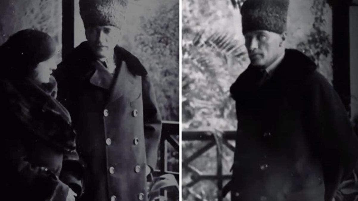 İlk kez ortaya çıktı! Atatürk'ün yurt gezilerinden hiç bilinmeyen görüntüler