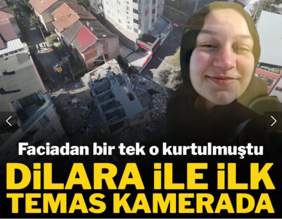 İlk temas anı! Gebze'deki faciada kurtarılan Dilara'nın sesi böyle duyuldu