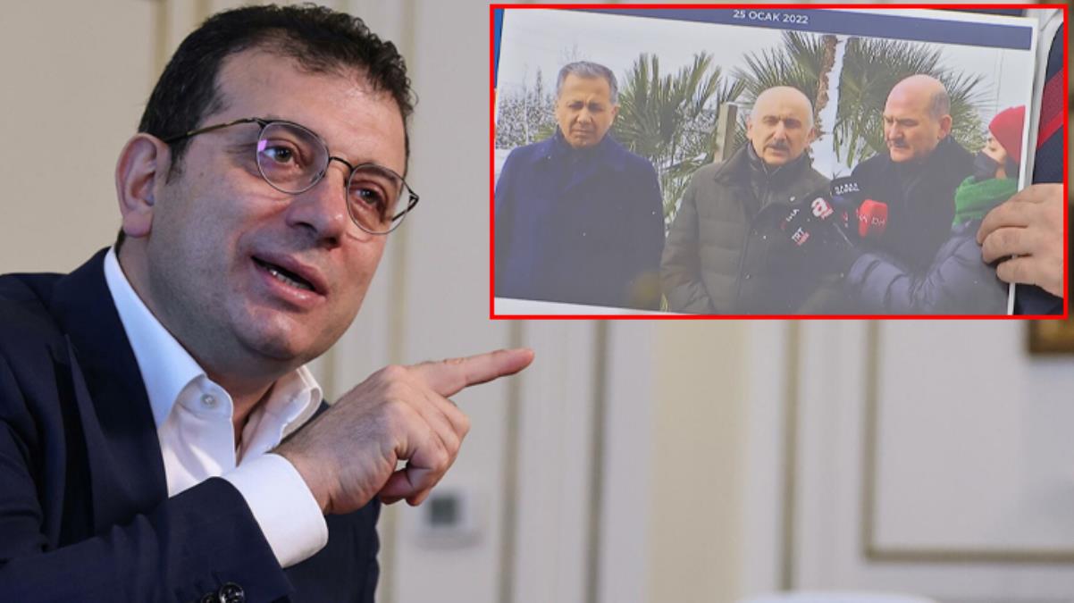İmamoğlu'ndan bakanlara eleştiri: Fotoğrafta ben niye yokum, bizimle yan yana gelmeye korkuyorlar