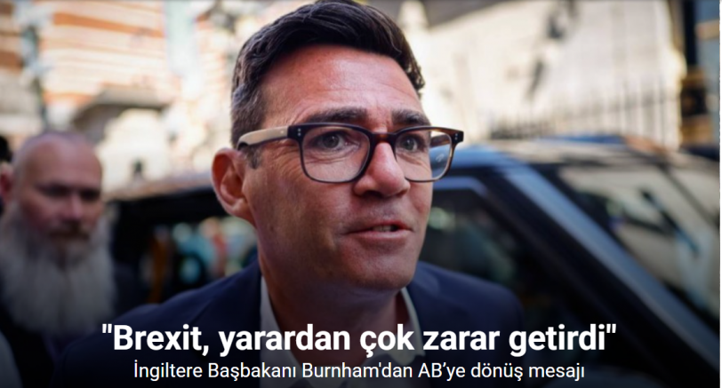 İngiltere Başbakanı Burnham: 