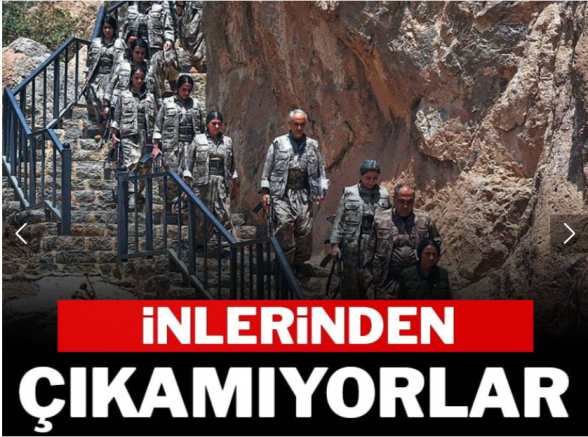 İnlerinden çıkamıyorlar