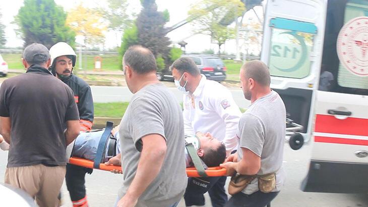 İnşaatta yıkılan duvarın altında kalan işçi yaralandı