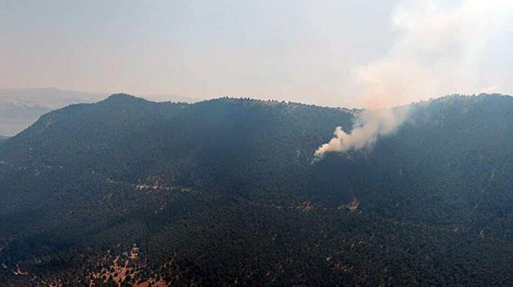 Isparta'da orman yangını